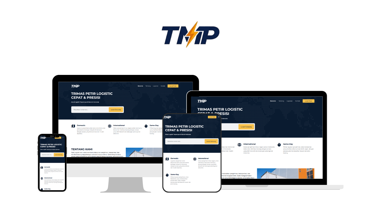 Website Petir Logistic